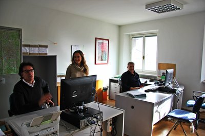 Da sinistra: Beppino Tapacino, Daniela Coari e Gianni Nadalutti