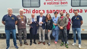 Un momento dell'incontro con il rettore