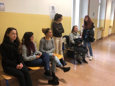 Studenti del Dame in attesa di vaccinazione