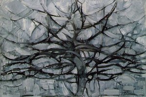 ‘The Gray Tree’ (1912) di Piet Mondrian