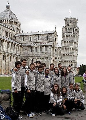 La squadra della Scuola Superiore a Pisa