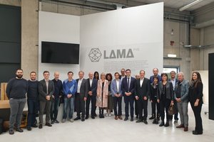 Delegazione di Villaco in visita al laboratorio Lama