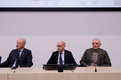 Da sinistra, Paolo Ceccon, Roberto Pinton ed Edi Piasentier