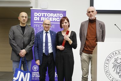 da sinistra Alessandro Del Puppo, Roberto Pinton, Martina Zanco, Alessandro Trovarelli