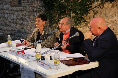 Da sinistra Anna Zilli,  Lorenzo Gaeta, Vittorio Giorgi