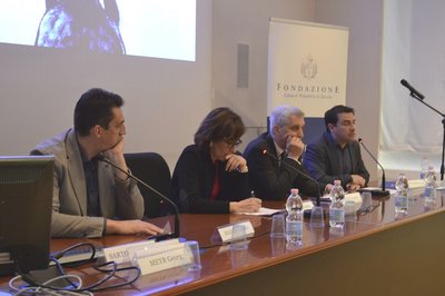 Da sinistra Gianluca Madriz, Nicoletta Vasta, Andrea Zannini, Simone Venturini