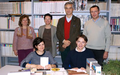 da sinistra in piedi Marina Cuberli, Elisabetta Farisco, Giovanni Tubaro, Giuseppe Stradaioli; seduti Maila Mangiapanello e Alberto Cervesato