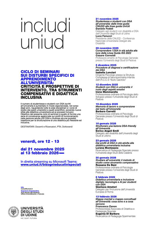 Ciclo seminari Includi