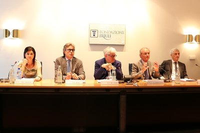 Tavolo dei relatori da sinistra Mason Bini De Toni Morandini Zannini