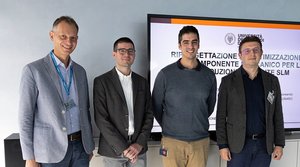 Da sinistra, Vanni Fadone , Giulio Molinaro, Emanuele Vaglio, Marco Sortino