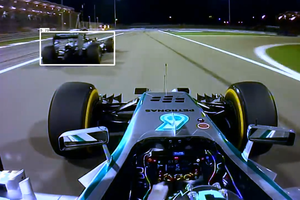 Immagine di gara di F1, tratta dal video che mostra i risultati dell'algoritmo
